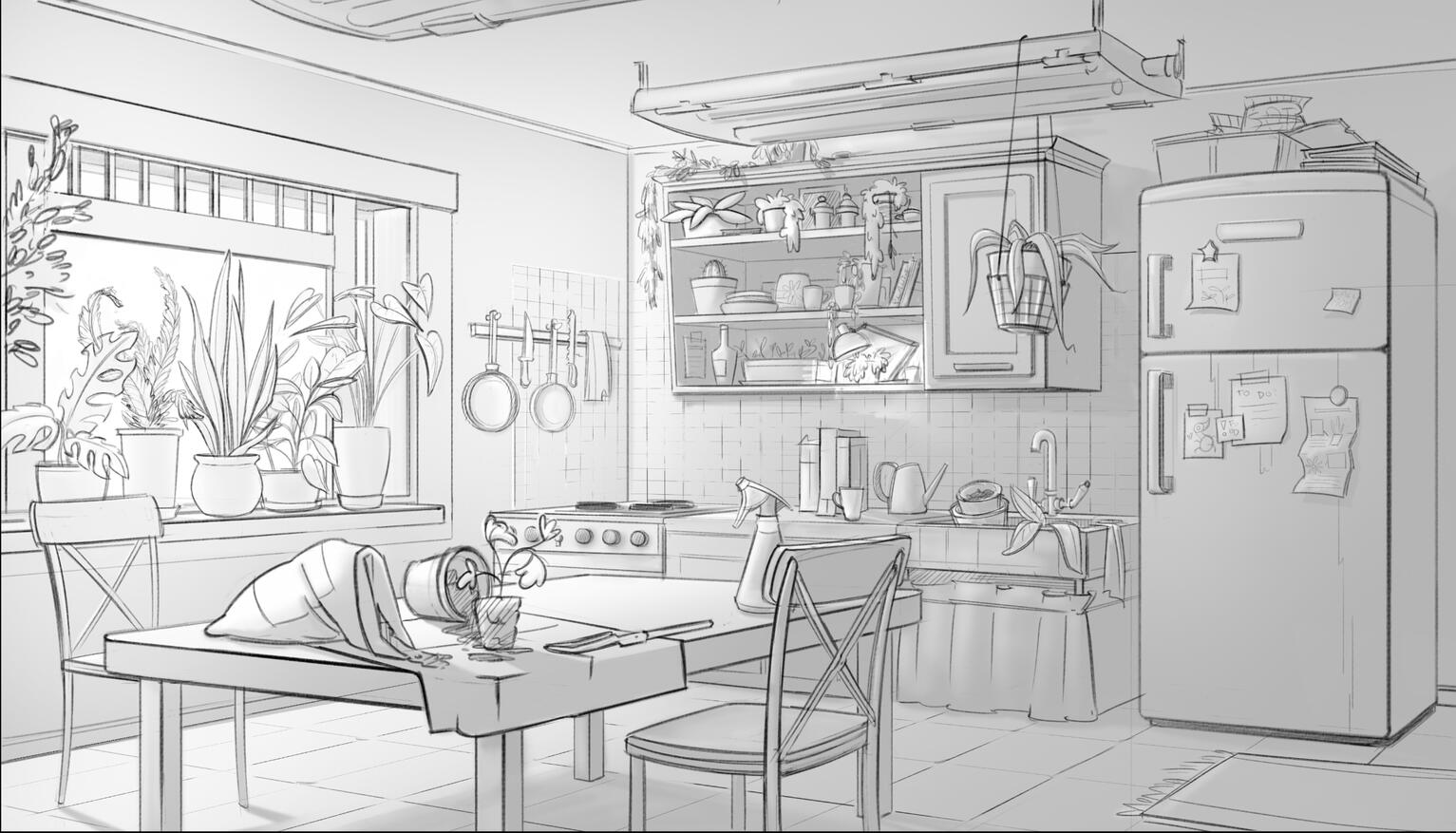 Personal project: Gardener's kitchen